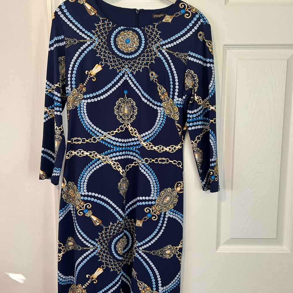 J McLaughlin Long Sleeve Sheath Dress Size Small